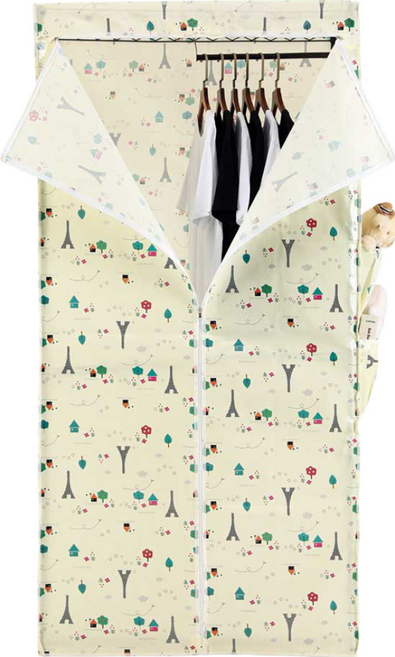 Cotton Field 棉花田傢飾 繽紛PP覆膜防水防塵衣櫥布套, 1個, 1入