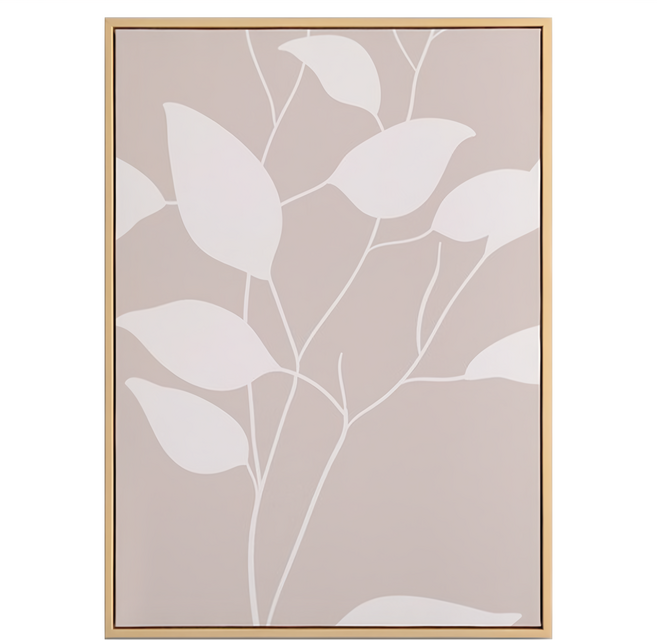 BOLUO GALLERY 菠蘿選畫所 波希米亞樹葉線條I APAG3410D, 木色