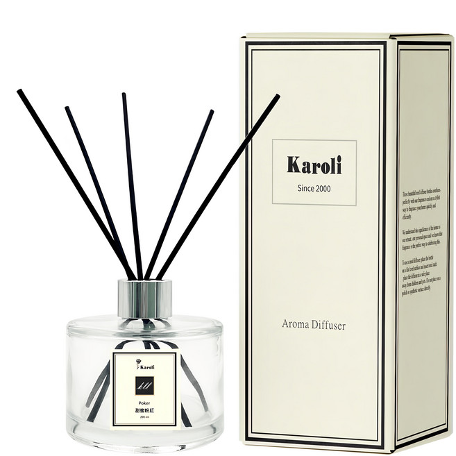 Karoli 卡蘿萊 經典璀璨香氛擴香瓶, 粉紅甜蜜, 200ml, 1件