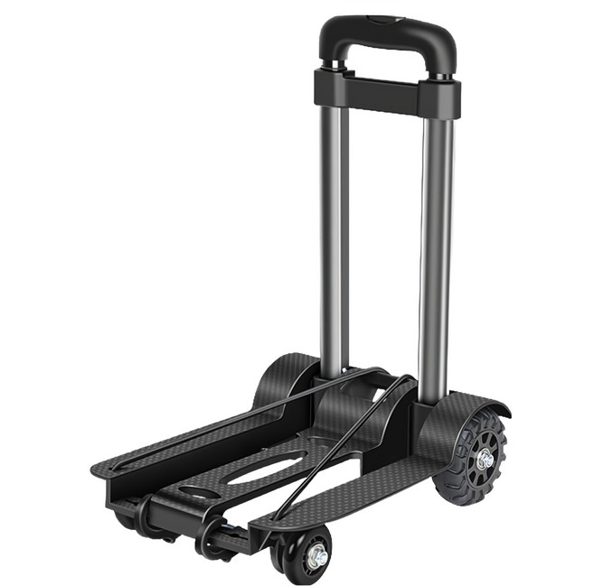 摺疊手推車 X-18D 摺疊25 x 11 x 45cm展開25 x 30 x 96cm 1.13kg, 黑色, 1個