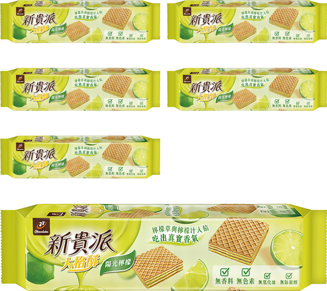77 新貴派 大格酥 陽光檸檬, 97.2g, 6包