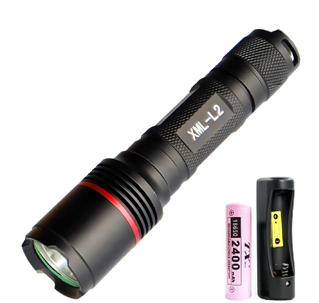 TX Tanox 特林 XML-L2 LED IPX7 防水 強亮筆夾式手電筒, 1個