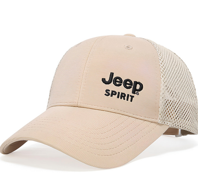 JEEP SPIRIT 駝色半網眼棒球帽