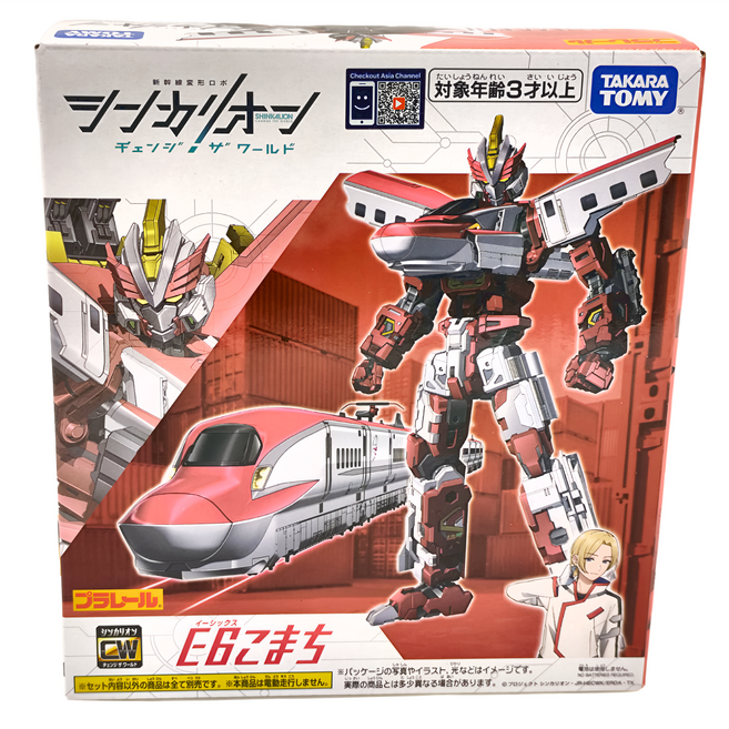 TAKARA TOMY PLARAIL 鐵道王國 新幹線變形機器人 變革世代 E6 小町號 3歲以上適用, 多色, 1盒