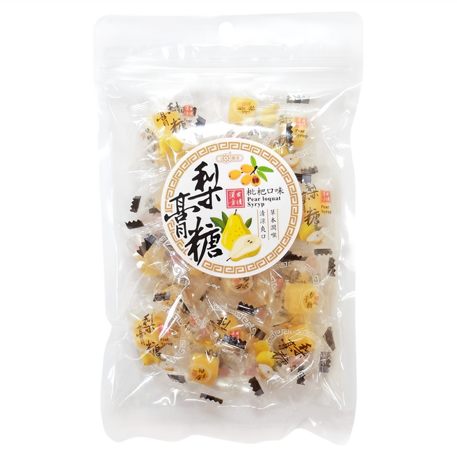 惠香 梨膏糖 枇杷口味, 1袋, 100g