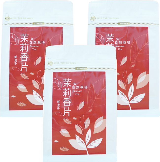 御茗園 鮮泡茶 茉莉香片茶 三角茶包, 3g, 12包, 3袋
