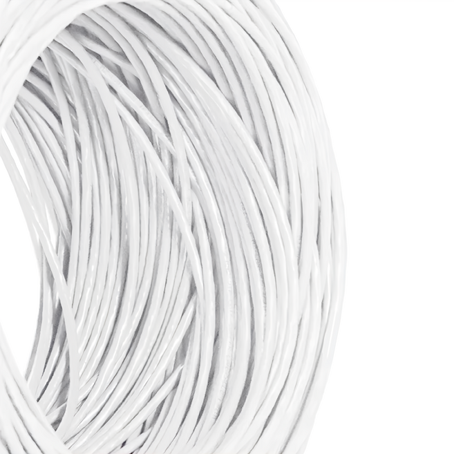 POLYWELL 寶利威爾 CAT6 UTP網路線箱線 PW15-W59-B001, 白色, 1盒, 305m