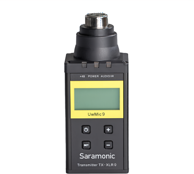 Saramonic 楓笛 UwMic9 XLR卡農接頭無線發射器, TX-XLR9, Black