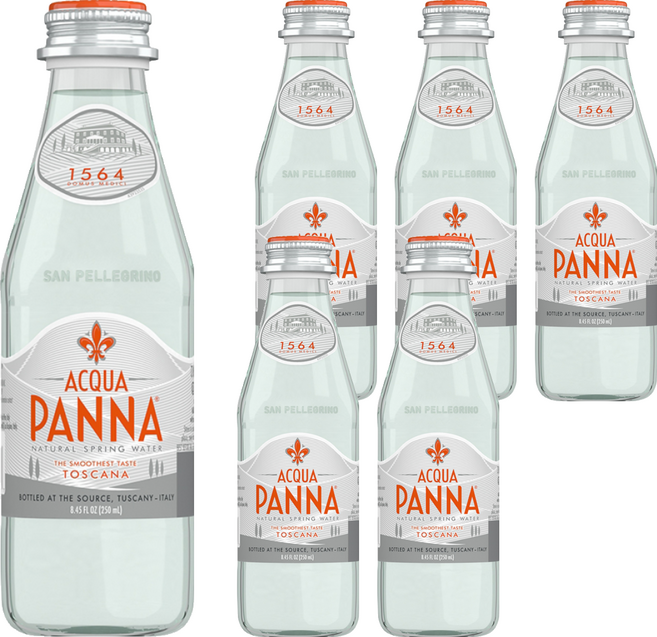 ACQUA PANNA 普娜 天然礦泉水, 250ml, 6瓶