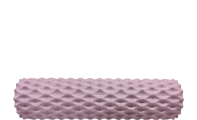 Momosiri 桃尻 魚骨款瑜珈按摩滾筒, 人魚粉, 1個