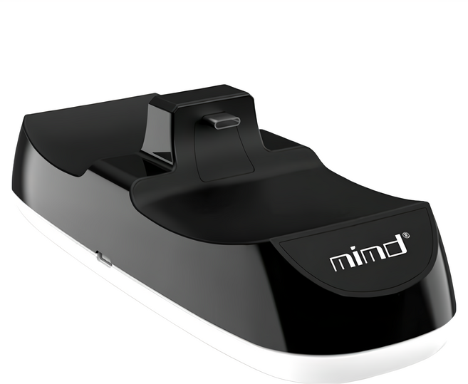 mimd PS5 遙控手把雙槽充電器/座充 副廠, SND-468, 1個