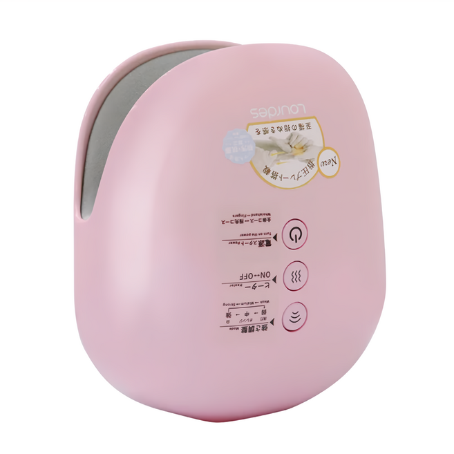 Lourdes 煥采溫熱手部按摩器 AX-HPL1806 15層立體氣囊設計 2種按摩模式 3段按壓力道, 粉色