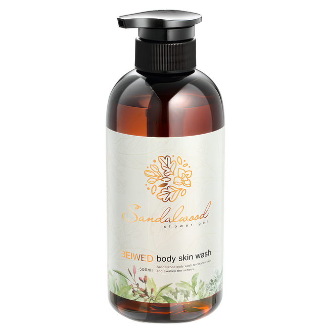 BEIWED 貝薇美學 檀香艾草沐浴露, 500ml, 1瓶