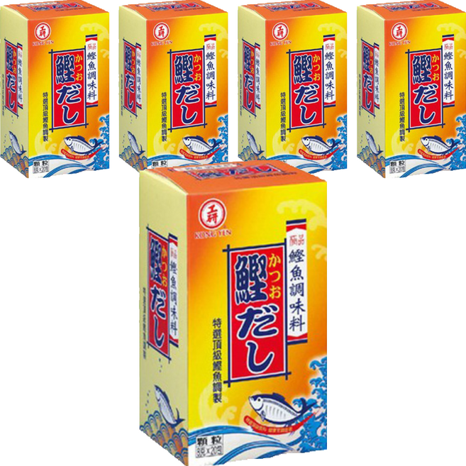 KONG YEN 工研 鰹魚調味料家庭號 20包, 160g, 5盒