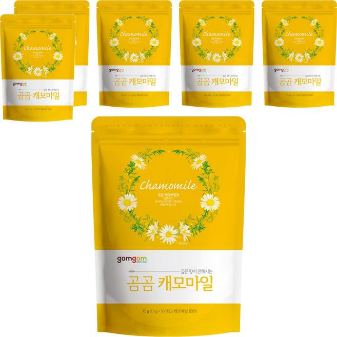 gomgom 洋甘菊茶, 1.5g, 50包, 6袋
