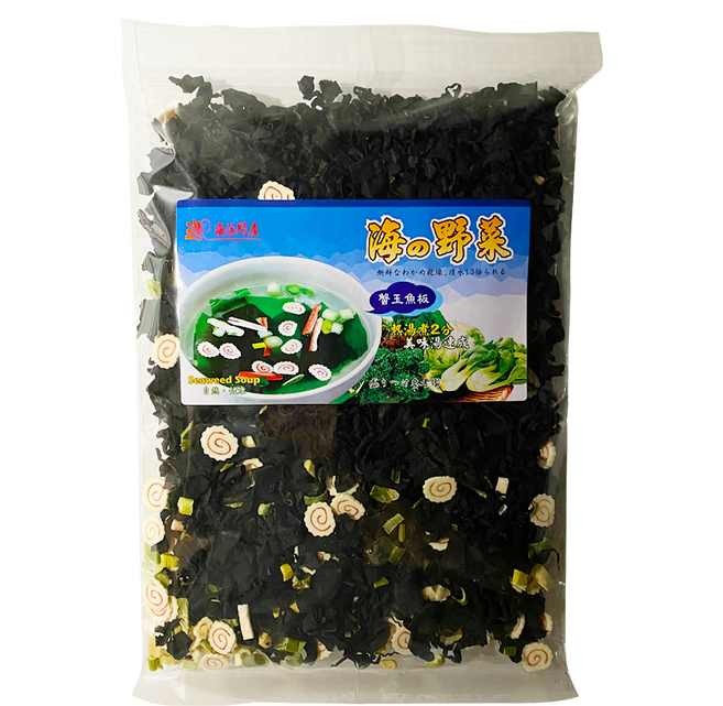 海藻問屋 海の野菜 蟹玉海鮮, 90g, 1包