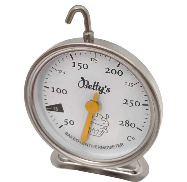 Betty's 焙蒂絲 280度專業烤箱溫度計, 銀色, 1個