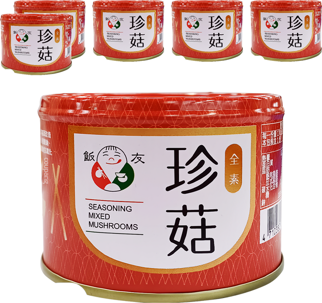 飯友 珍菇, 170g, 6罐