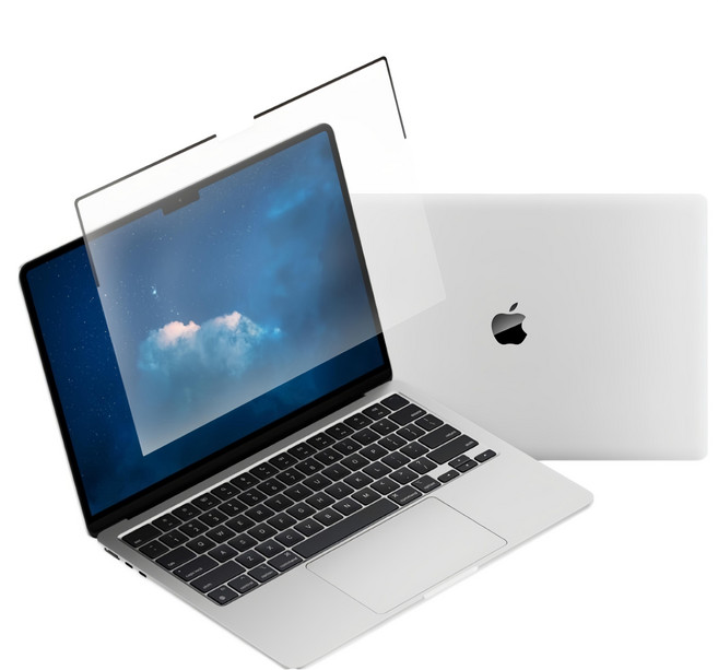 NAUGHTY GHOST 頑皮鬼 MacBook 抗藍光磁吸保護貼, 1片