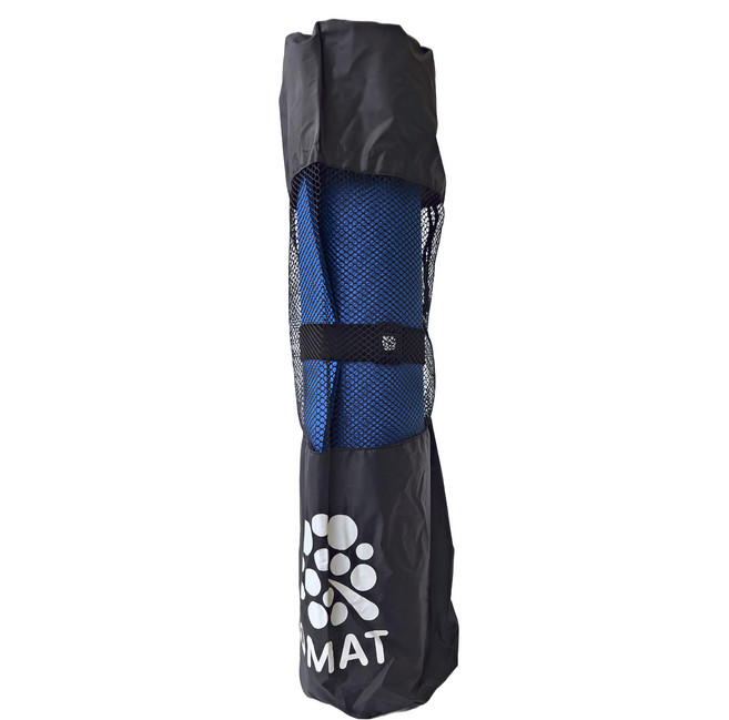 QMAT 5mm 瑜珈墊 約0.6公斤 台灣製造, 藍色, 1個