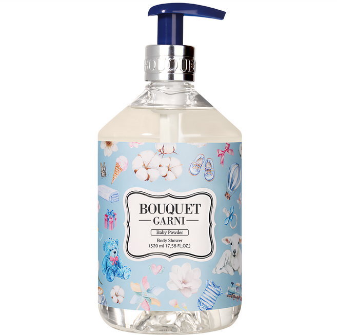 BOUQUET GARNI 沐浴乳 Baby Powder, 520ml, 1瓶