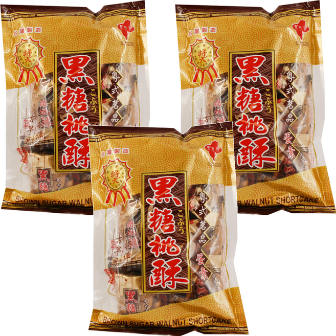 義香珍 黑糖桃酥, 300g, 3袋