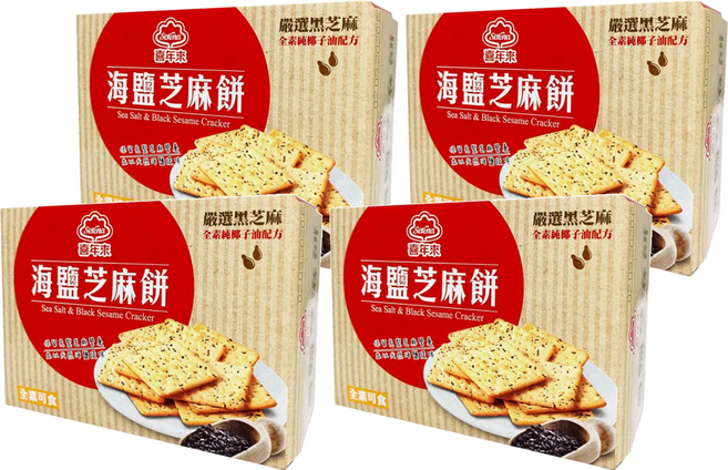 喜年來 海鹽芝麻餅, 72g, 4盒