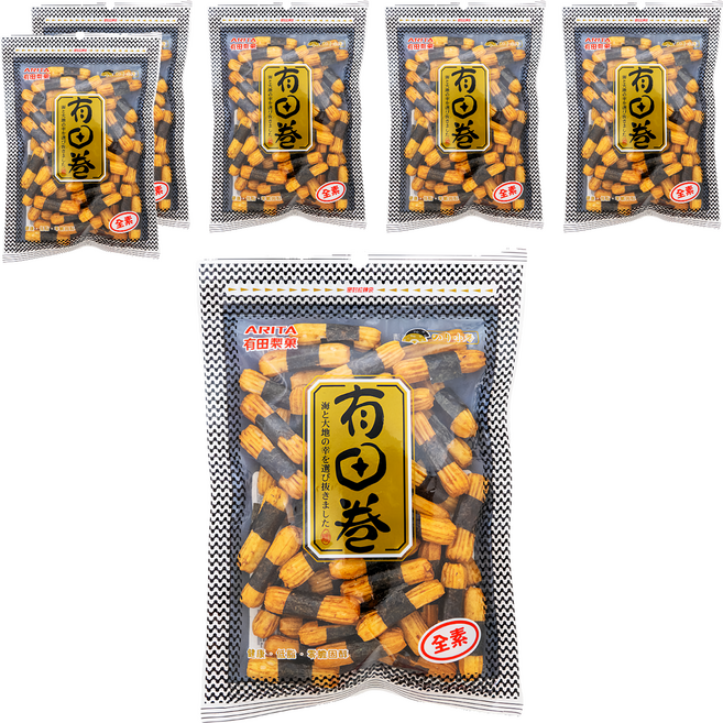ARITA 有田製菓 海苔小卷, 80g, 6包