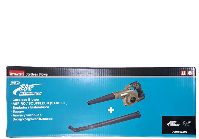 Makita 牧田 充電式吹風機 附園藝噴嘴 DUB185ZX1O 軍綠 本品(無追加電池) 1組, 軍綠色