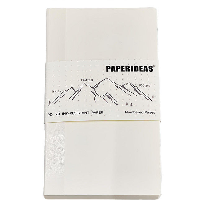 PAPERIDEAS B6 188頁 點陣筆記本, 1本, 點陣款 米色