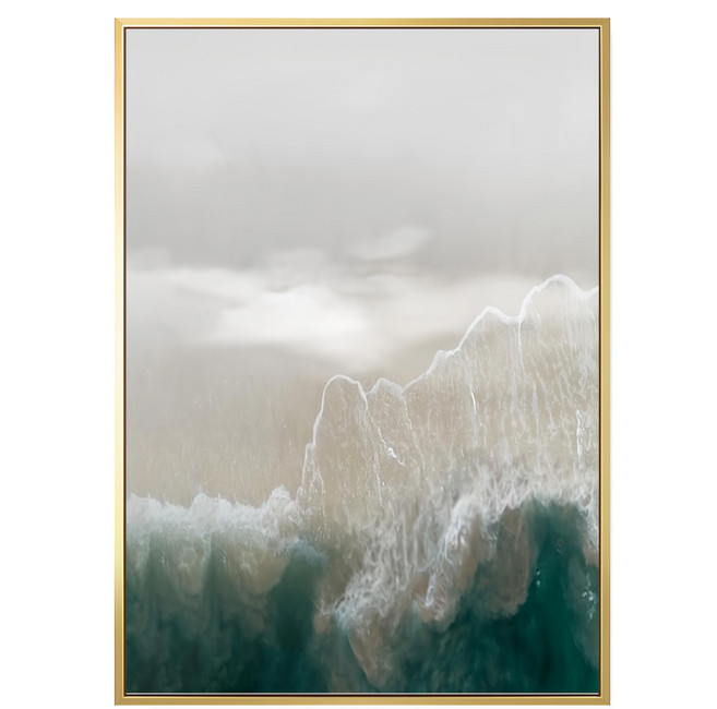 BOLUO GALLERY 菠蘿選畫所 雲山幻境I APAA4616G 掛畫, 金色