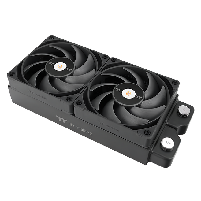 thermaltake 曜越 TOUGHFAN 14 Pro 高風壓靜音風扇, CL-F160-PL14BL-A, 黑色, 2個