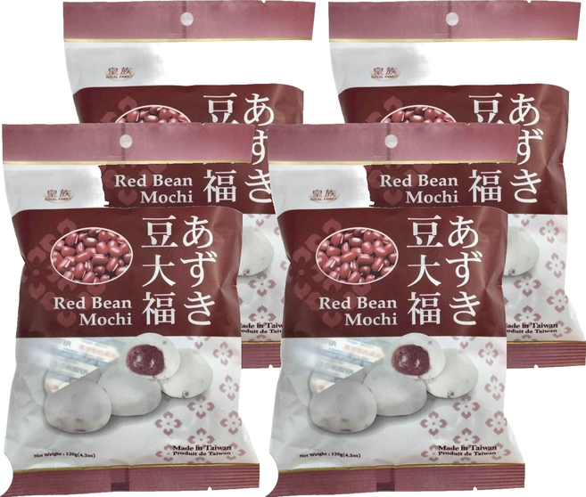 ROYAL FAMILY 皇族 紅豆大福, 120g, 4袋