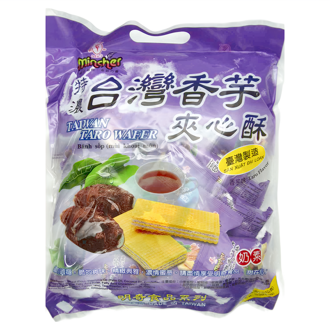 明奇 特濃香芋夾心酥, 400g, 1袋
