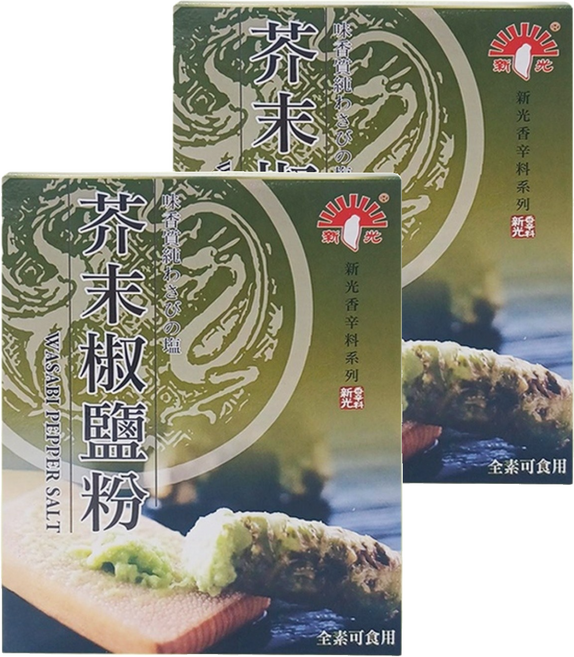 新光洋菜 芥末椒鹽粉, 600g, 2盒