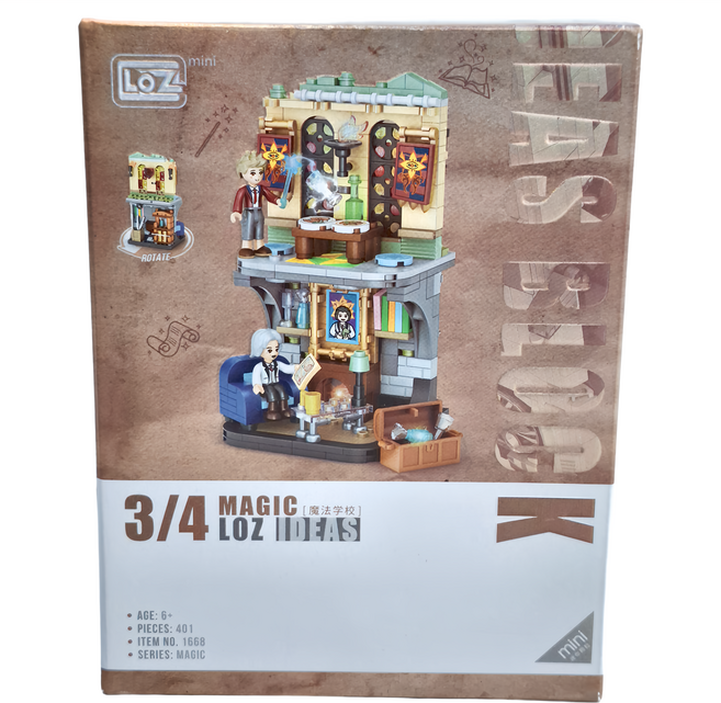 LoZ 魔法學院積木 401PCS, 多色, 1個