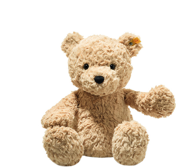 Steiff 德國金耳釦泰迪熊 Soft Cuddly Friends Jimmy Teddy Bear 玩偶, 40cm, 泰迪熊 棕色, 1個