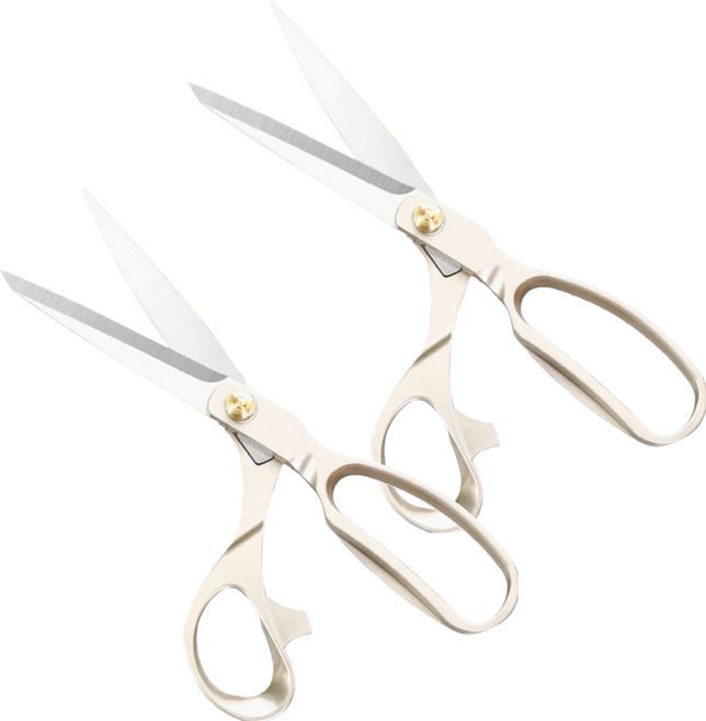 小麥購物 裁縫剪刀 Y795 小款 137g, 透明, 2支