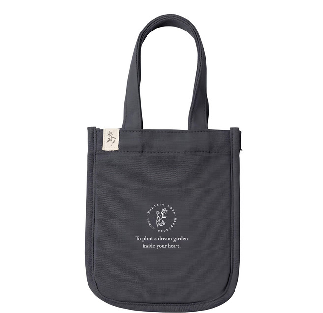 Oolab 良杯製所 小莊園簡約日常帆布提袋 36 x 18 x 12.5cm, 石墨灰, 1個