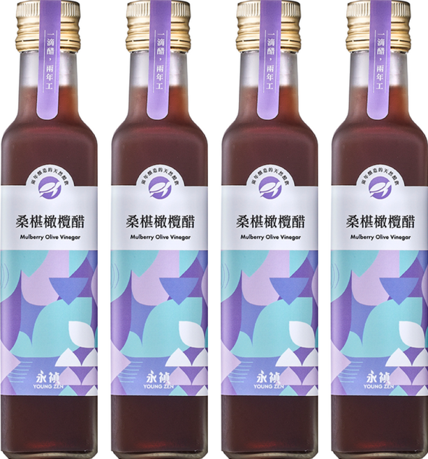 永禎 濃醇醋 桑葚橄欖醋, 250ml, 4瓶