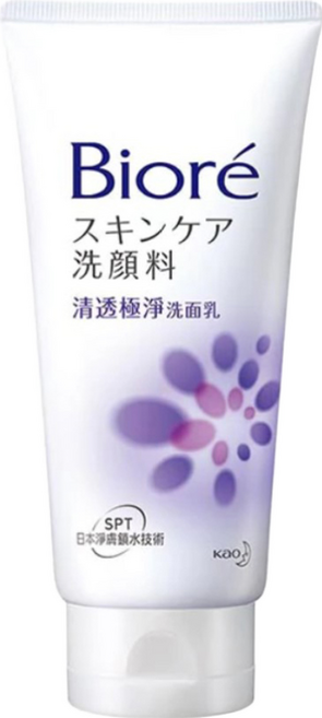 Biore 蜜妮 台灣公司貨 清透極淨洗面乳, 100g, 3條