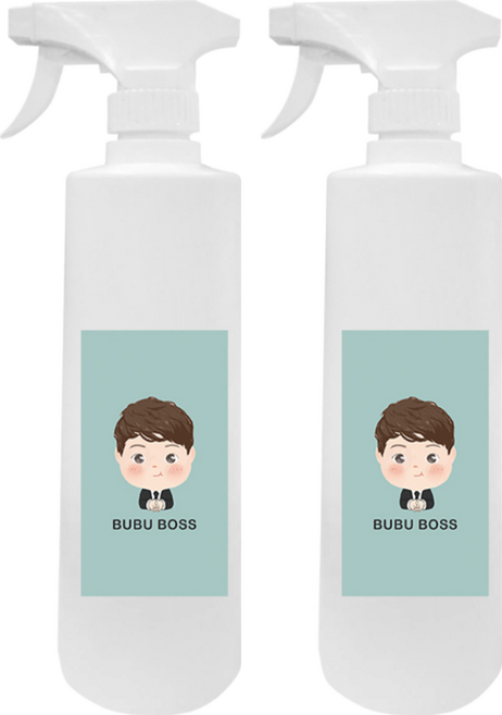 BUBUBOSS 寶寶微酸性次氯酸水 加量家用瓶, 500ml, 2瓶