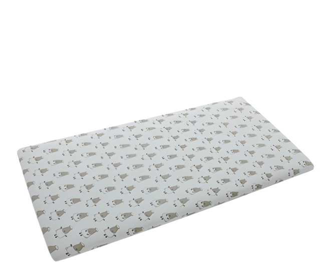 baa baa sheepz 抱抱羊 嬰兒床單, 藍色, 1個