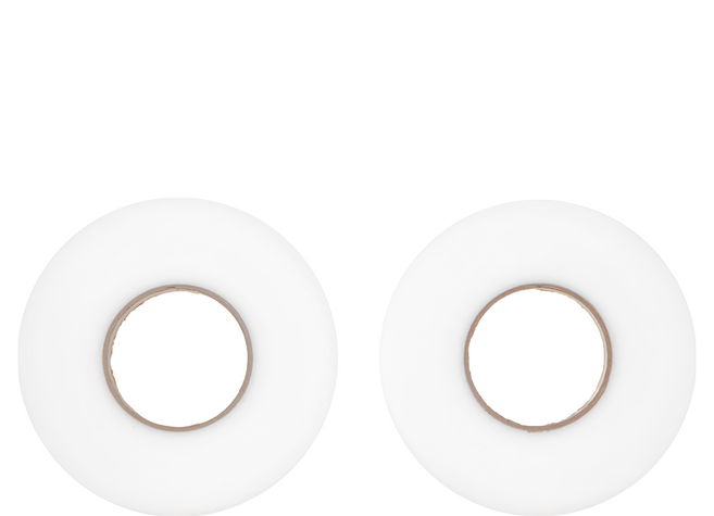 Tamsaa 補衣熱熔膠帶 65m x 1cm, 2捲, 白色