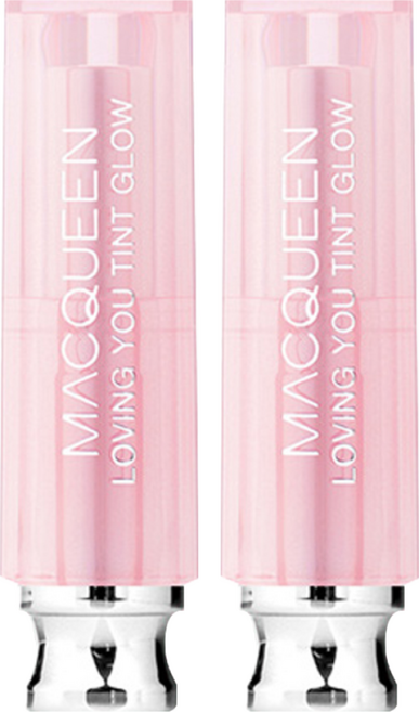 MACQUEEN NEWYORK Loving You亮色唇膏, 迷人粉, 3.5g, 2支