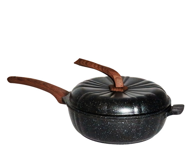LInox 廚之坊 鐓釜深炒鍋, 1個, 28cm