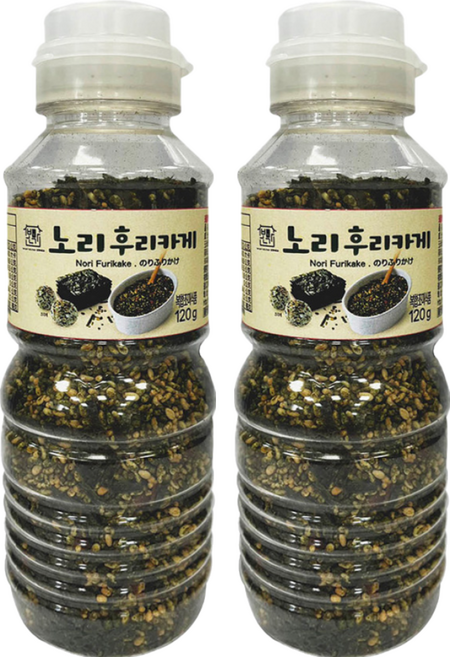 逢國 海苔芝麻香鬆 酥脆口感 鹹度適中 完美搭配 芝麻滿滿 手工製作 真材實料, 120g, 2瓶