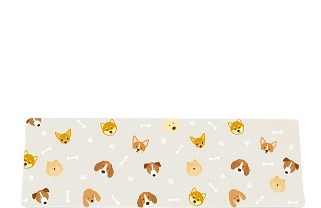 FAmILyLIFE 生活 硅藻泥快速吸水防滑腳踏墊 A-088-10 1kg, 淘氣小狗