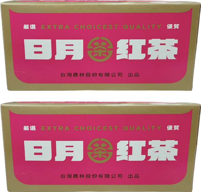 台灣農林 日月紅茶 茶包, 2.4g, 25包, 2盒