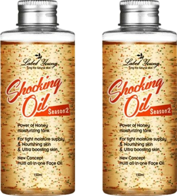 Label Young 保濕精油 第二代 蜂蜜的力量 滋養肌膚, 150ml, 2瓶